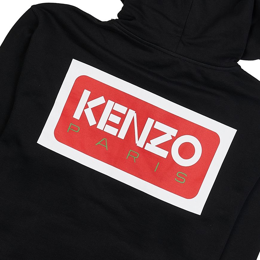 Kenzo Women's Logo Print Hooded Zip-Up 73308042 – trenbe