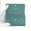 CHANEL CC CRUSH カードケース グリーン フルセット 73348382 [P]