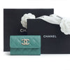 CHANEL CC CRUSH カードケース グリーン フルセット 73348382 [P]