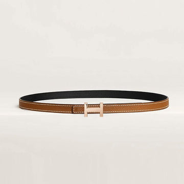 HERMES Focus-Gürtel 13 mm in Gold 73504279