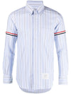 THOM BROWNE ストライプトリミングシャツ / スカイブルー (MWL301A F0352 480) ストライプトリミングシャツ / ピンク (MWL301A F0352 960) 73507136 [P]