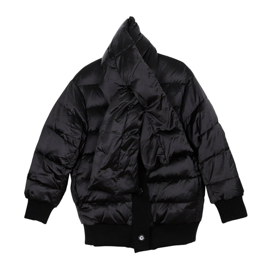 Marni Reversible Black Muffler Padded Jacket Size 38 73203505