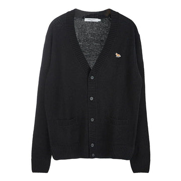 MAISON KITSUNE メンズ ベビーフォックス パッチ カーディガン HM00501KT1006 BK 73539017