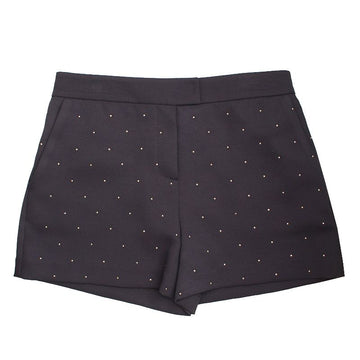 MAJE Schwarze Studs Gummibund Shorts 55 73567721