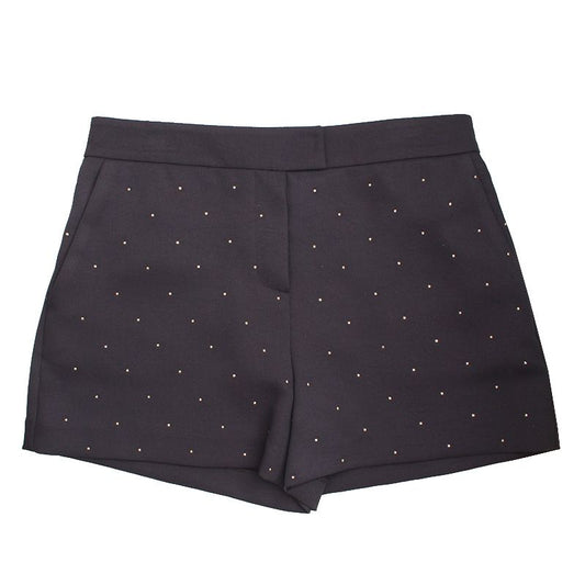 MAJE Schwarze Studs Bund Shorts 55 73567721