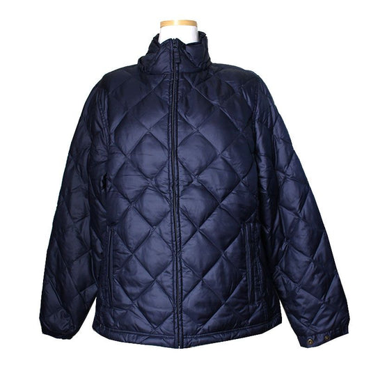 EDDIE BAUER エディ・バウアー ネイビーブルー グースダウン パディングジャケット 55 73840818
