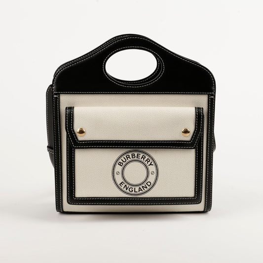 BURBERRY ポケットミニトート兼ショルダーバッグ 8028058 73364611