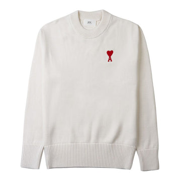 AMI Unisex Heart Logo Knit 016 175 73910780