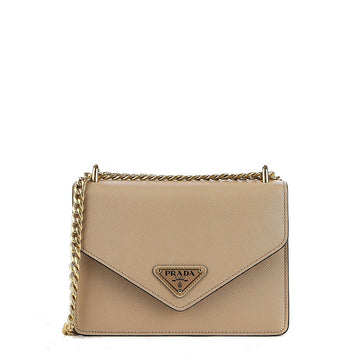 PRADA 24SS (1BD200 2EDV CAMMEO) レディース サフィアーノ トライアングルロゴ ショルダーバッグ 73936387