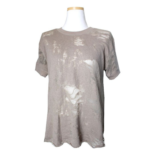 Iro Khaki Green Damage T-Shirt 55 73946163