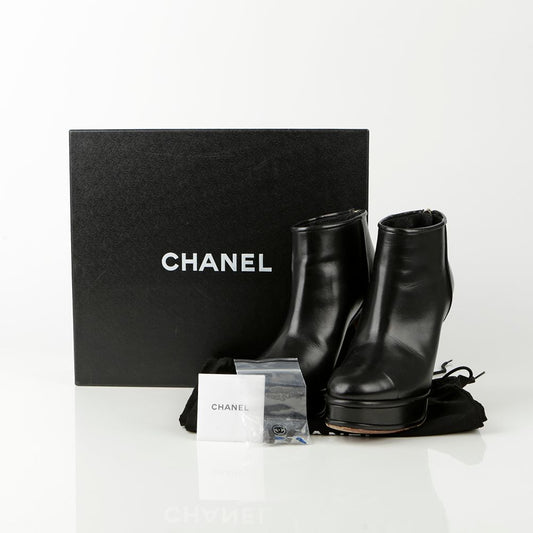 CHANEL Ankle Boots mit Absatz 37,5 73204757
