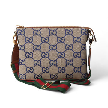 GUCCI ジャンボ GG ストラップ メッセンジャー クロスバッグ/32130-1 73977245