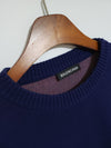 Balenciaga Blue Wave Logo Wool Knit 628743 T3176 73979674 [P]