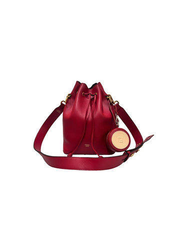 FENDI モントレゾ レザー ポーチ バケツ バッグ 8BT298 73980262