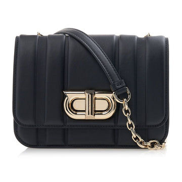 SALVATORE FERRAGAMO 女性 ニュー ガンチーニ ショルダーバッグ 21 4971 NERO 0765517 73981844