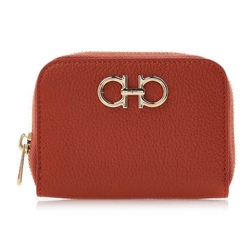 Salvatore Ferragamo Women's Gancini Card Holder 22 0406 Terracotta 0770059 73982704