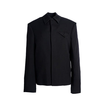 Louis Vuitton Embellished Wool Bomber 1AF986 Black 74528163