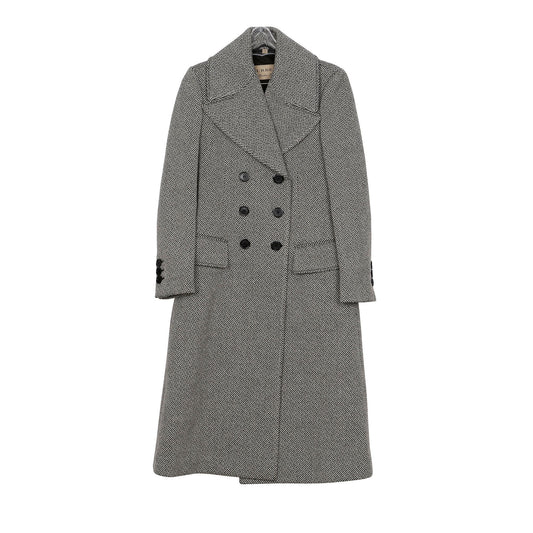 Burberry Houndstooth Tailored Coat - Size 42 73865113