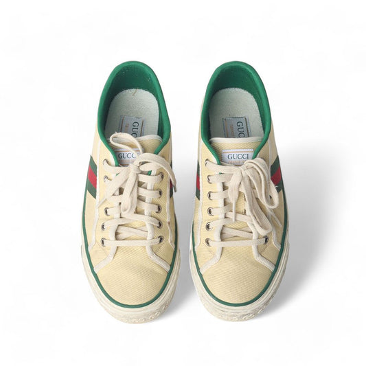 Gucci 606111 Tennis 1977 Dirty Sneakers 6 1/2-32136-6 74747230