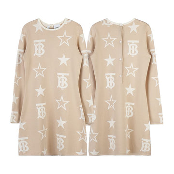 Burberry Girls TB Star Cotton Blend Jacquard 8057911 C KG2 SYLVIE DRESS B1205 (6-10) 74791635