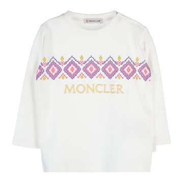 MONCLER 男の子用ロゴTシャツ 8D00014 8392E 034 (12-24M) 74791668