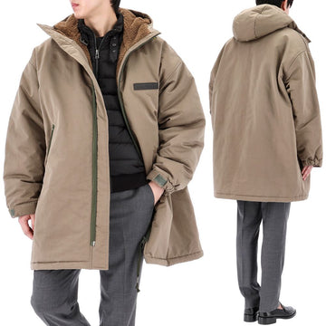 Acne Studios Acne Logo Patch Shearling Oversized Hoodie Padded B90649 CXX 38730650