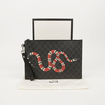 GUCCI Bestiaire Kingsnake Strap Clutch 473904 74268613