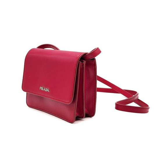 PRADA フラップミニクロスバッグ L243591 75062277