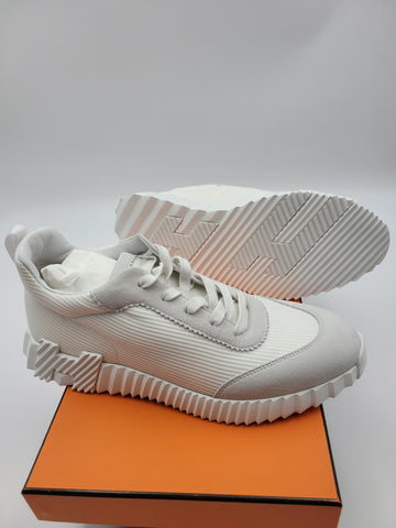 Hermes Men's Bouncing Sneakers All White 24SS New Color 75076344