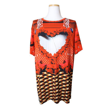 MARY KATRANTZOU Marie Katranji Bloodorange Druck T-Shirt 66, 77 75079970