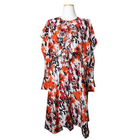 ROBERTO CAVALLI ロベルト・カヴァリ シルクプリントワンピース 55 75080642