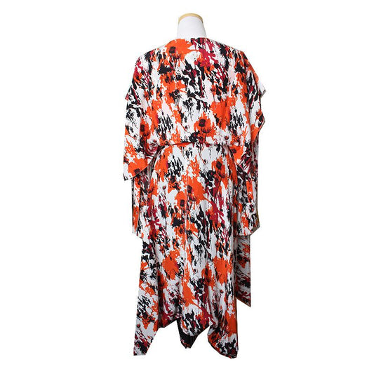ROBERTO CAVALLI ロベルト・カヴァリ シルクプリントワンピース 55 75080642