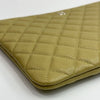 CHANEL Classic Clutch Olive Medium Caviar Gold A82545 75101250 [P]