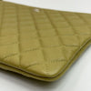 CHANEL Classic Clutch Olive Medium Caviar Gold A82545 75101250 [P]