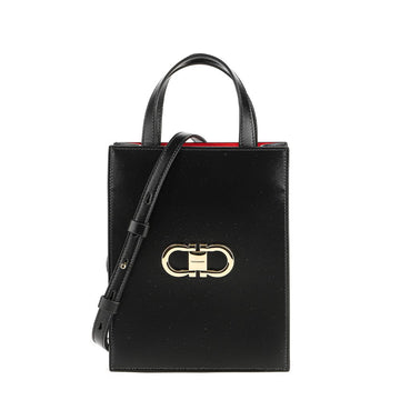 SALVATORE FERRAGAMO 24SS (21 8358 NERO 0771687) レディース ガンチーニ クロスボディバッグ 75124080