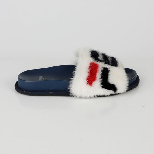 Fendi X Fila Collaboration Slippers Size 36 74151054