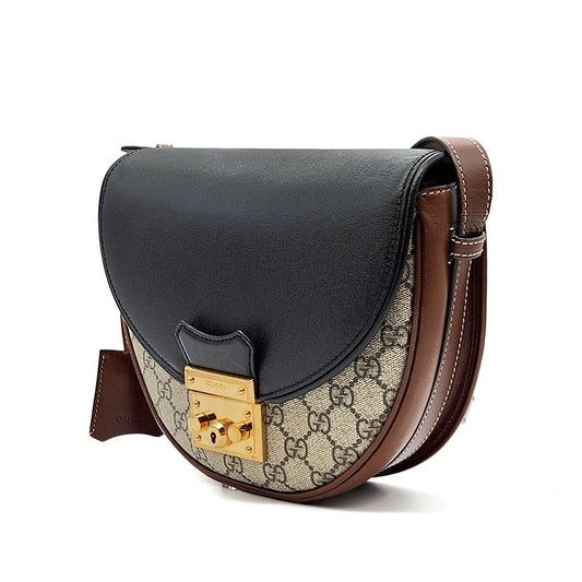 GUCCI スープリーム パドロック ハーフムーン ショルダーバッグ スモール (644524) L861271 75153311
