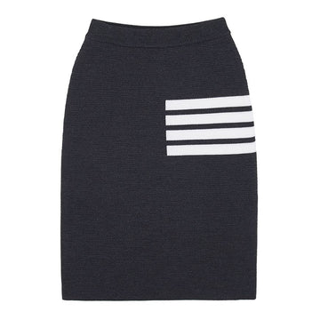 Thom Browne Women's Four-Bar Stripe Pencil Skirt 75412993