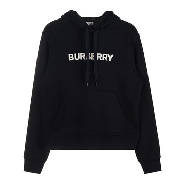 Burberry Women's Logo Print Cotton Hoodie 8054386 W POULTER BRN A1189 75413666