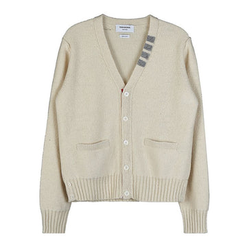 THOM BROWNE メンズ 4バー ストライプ ウール モヘア ガーディ MKC455A Y1032 100 75413768