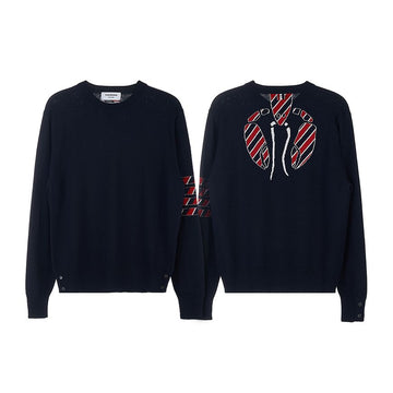THOM BROWNE メンズ ロブスター ウール ニット MKA430B Y1002 415 75413789