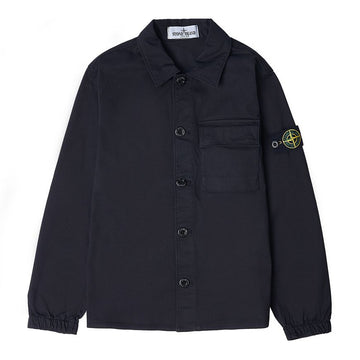 STONE ISLAND Wappen-Logo Überhemd (Erwachsenenmaß) 781610511 V0020 (10-12) 75414059