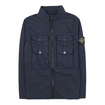 STONE ISLAND Jungen Wappen Logo Doppel Taschen Zip-up 781610101 V1020 (6-8) 75414150