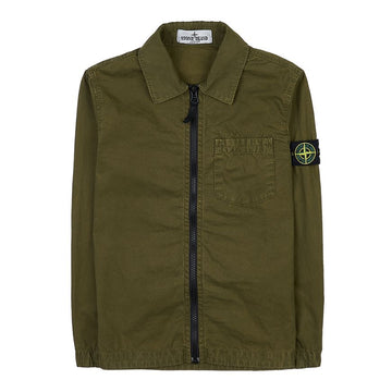 STONE ISLAND ワッペンパッチジップシャツジャケット（14） 75414182
