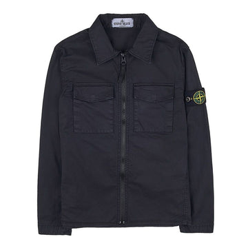 STONE ISLAND Jungen Logo-Patch Hemdjacke 781610310 V0129 75414217