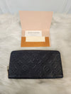 LOUIS VUITTON Monogram Empreinte Reißverschluss-Geldbörse (M62121) 75518120 [P]