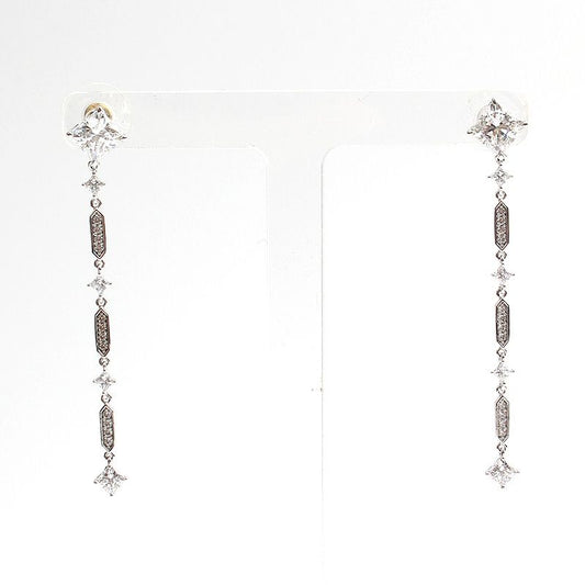 Other Brand 925 Silver Crystal Earrings 75553708