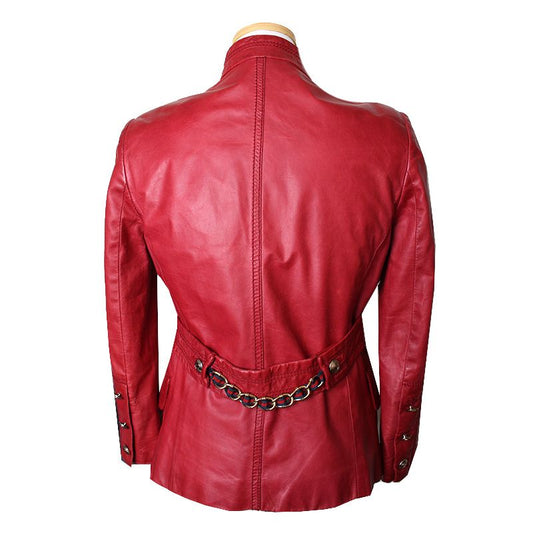 GUCCI rote Lederjacke 44 75630646