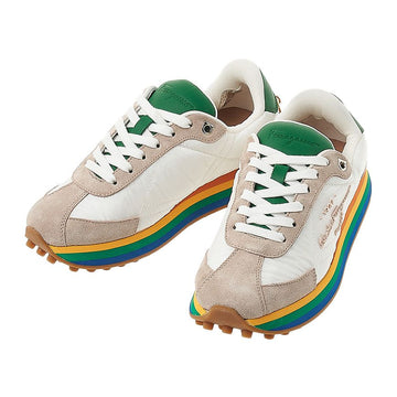 SALVATORE FERRAGAMO メンズ ロートップ ナイロン スニーカー 0756565 75636126