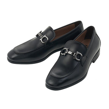 Salvatore Ferragamo Men's Gancini Ornament Moccasins REE NERO 0735236 75636155